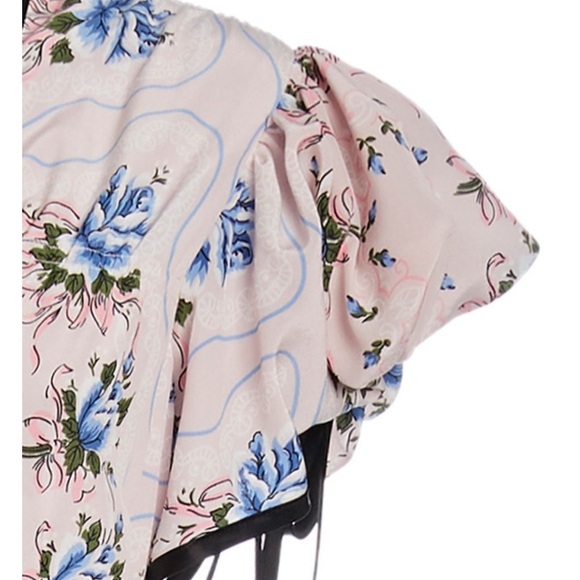 Rodarte Ruffled Floral-Print Silk Maxi Dress - Picture 7 of 11